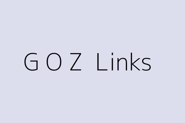 G O Z  Links